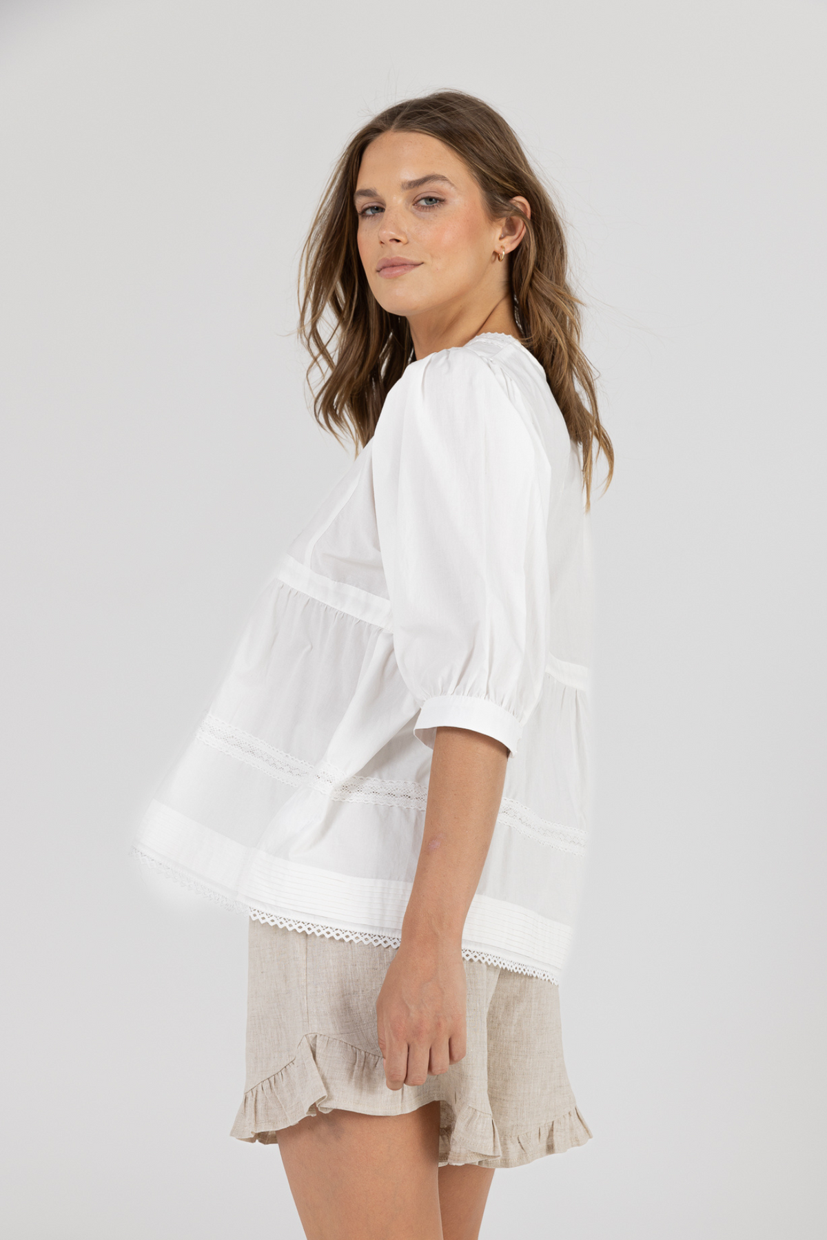 ALANI BLOUSE - WHITE