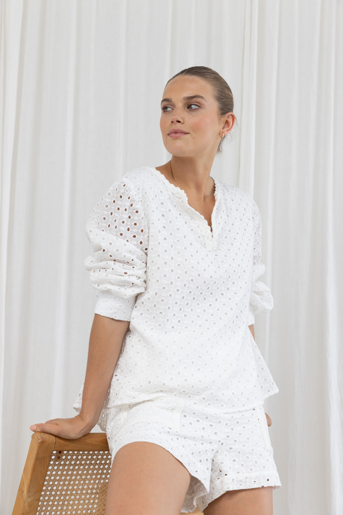 DAKOTA BLOUSE - WHITE