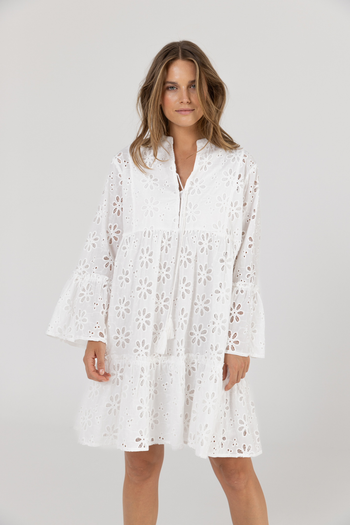 RHEA DRESS - WHITE