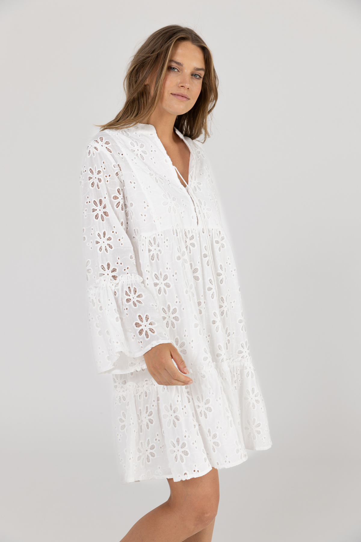 RHEA DRESS - WHITE