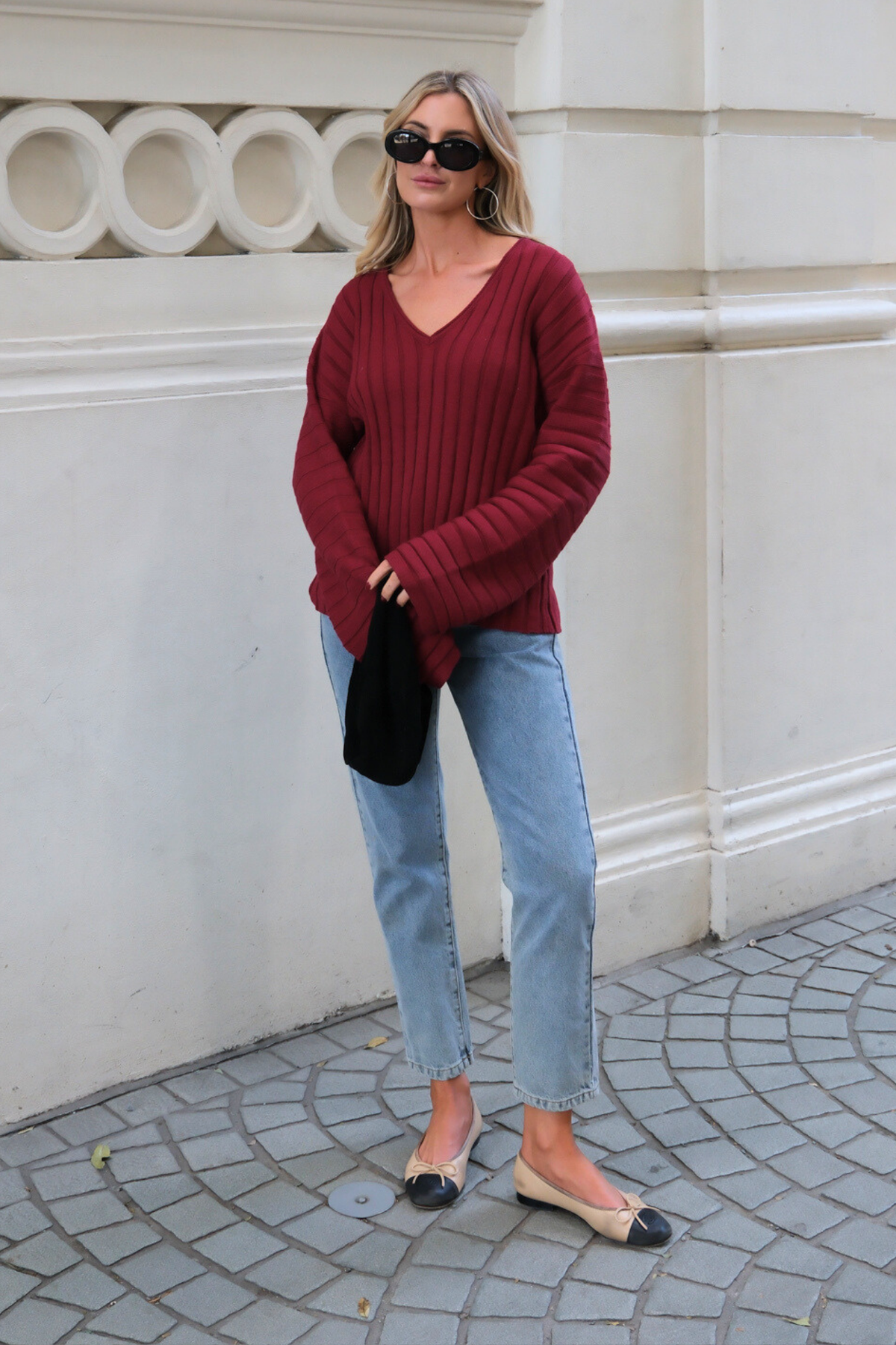 ARABELLA KNIT - BURNT RED