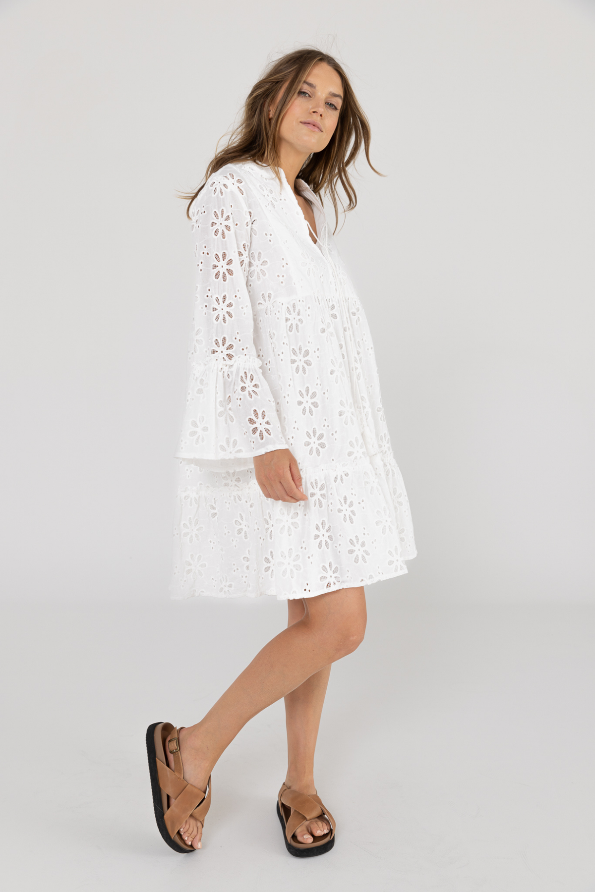 RHEA DRESS - WHITE