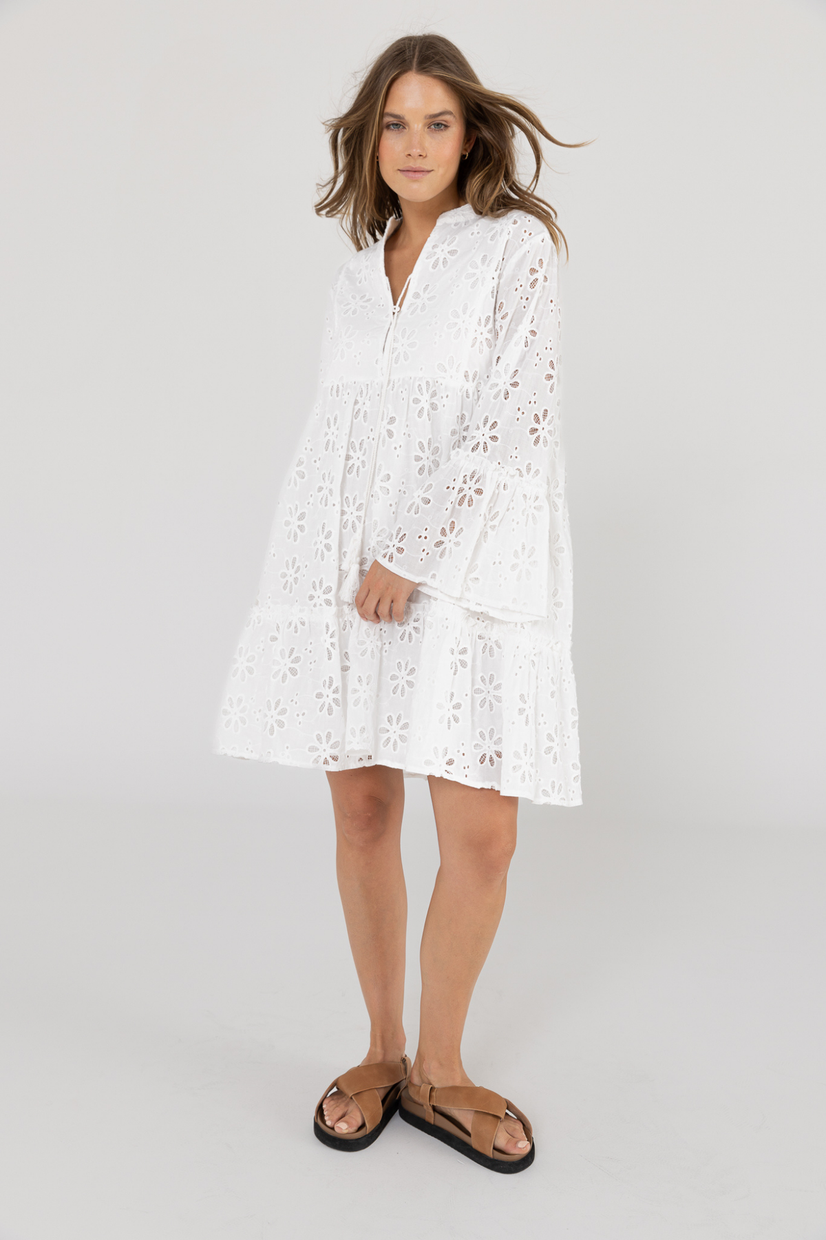 RHEA DRESS - WHITE