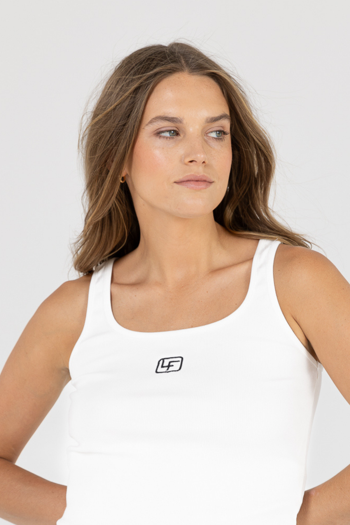 BRIDGETTE TANK - WHITE