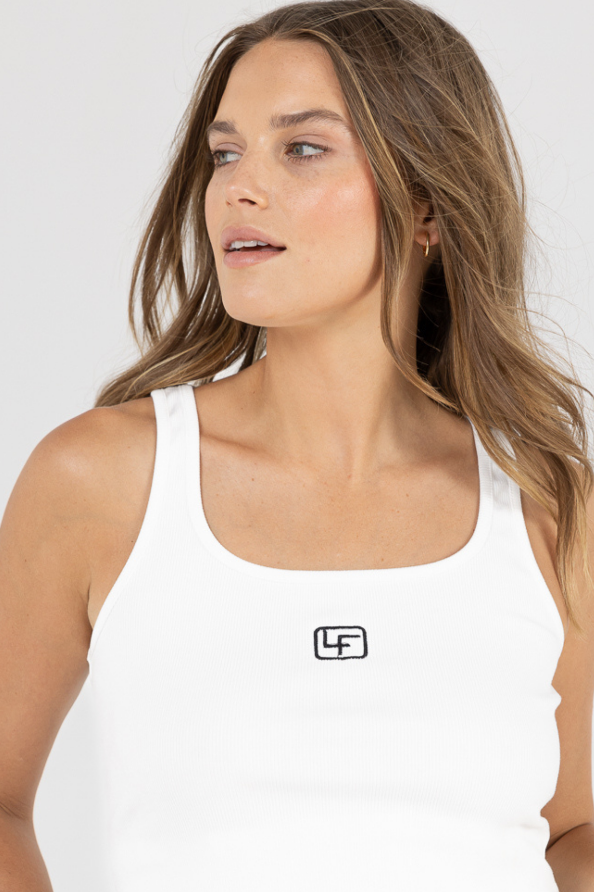 BRIDGETTE TANK - WHITE