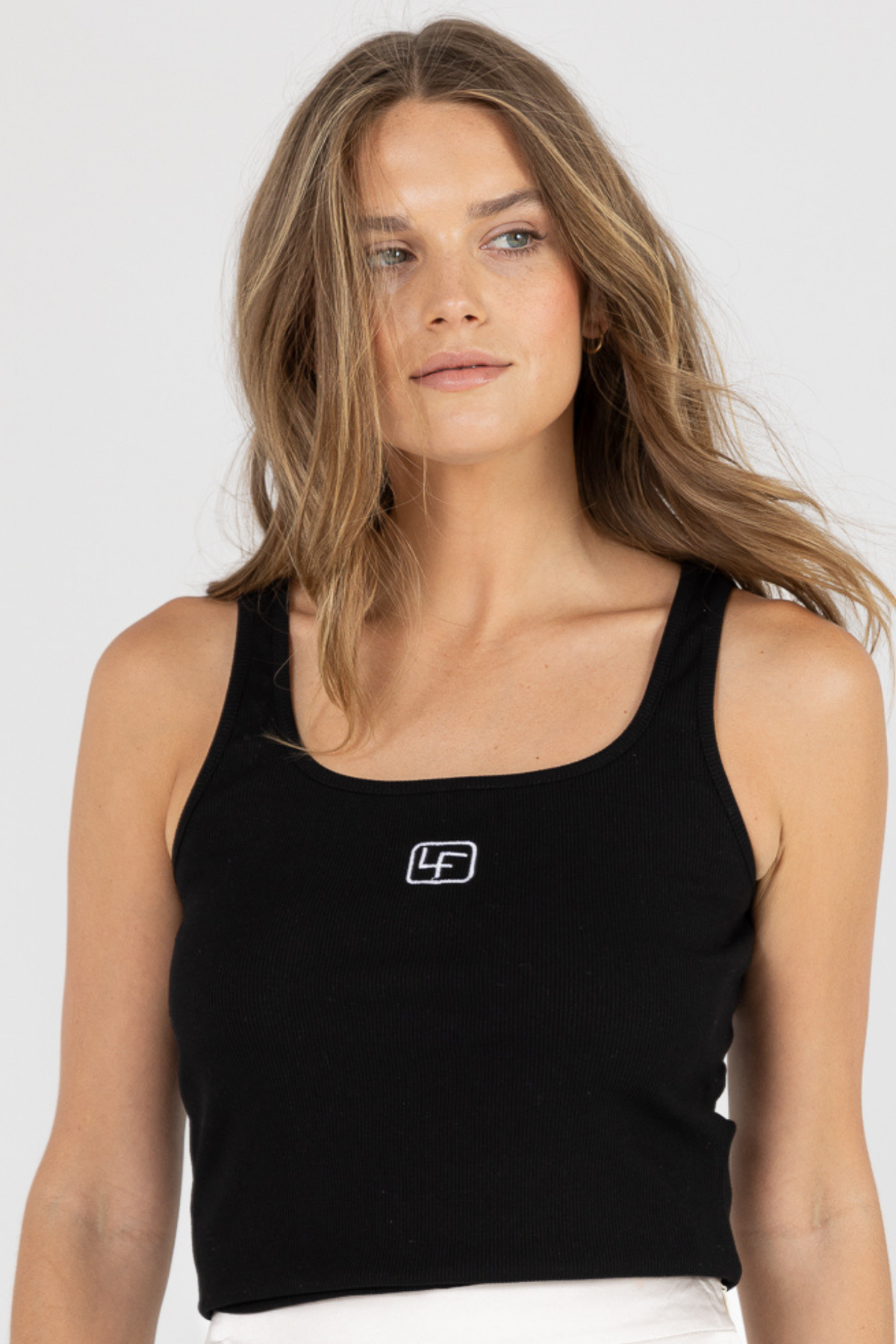 BRIDGETTE TANK - BLACK