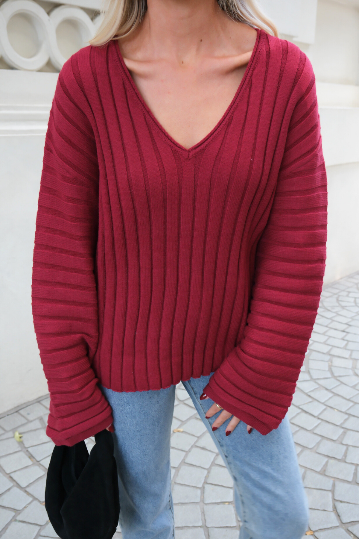 ARABELLA KNIT - BURNT RED