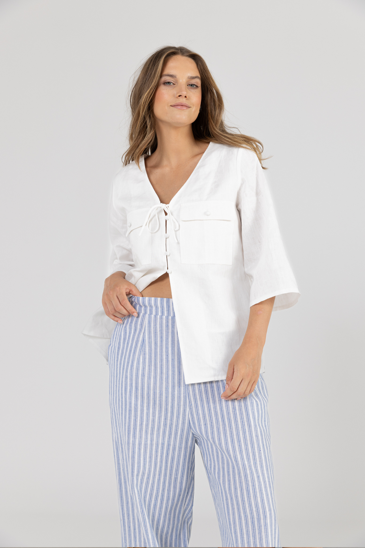 MALI BLOUSE - WHITE