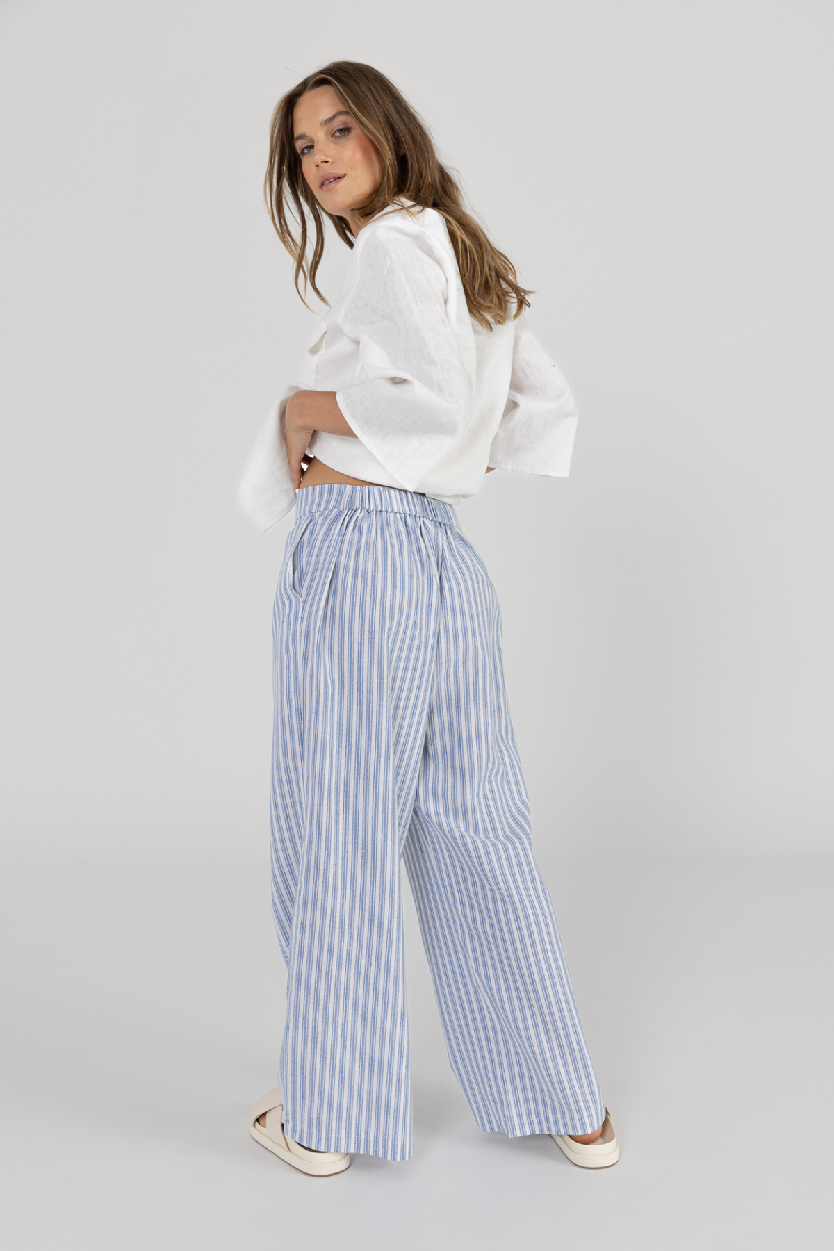 KAI PANT - BLUE STRIPE