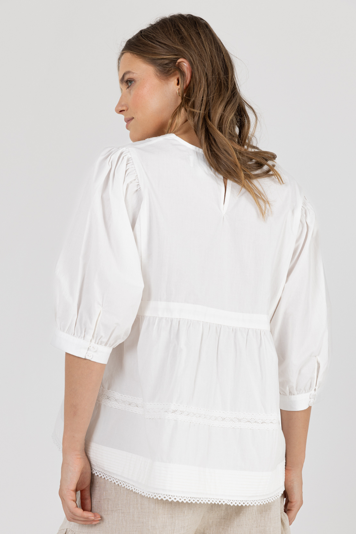 ALANI BLOUSE - WHITE