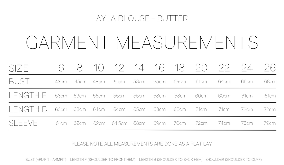 AYLA BLOUSE - BUTTER