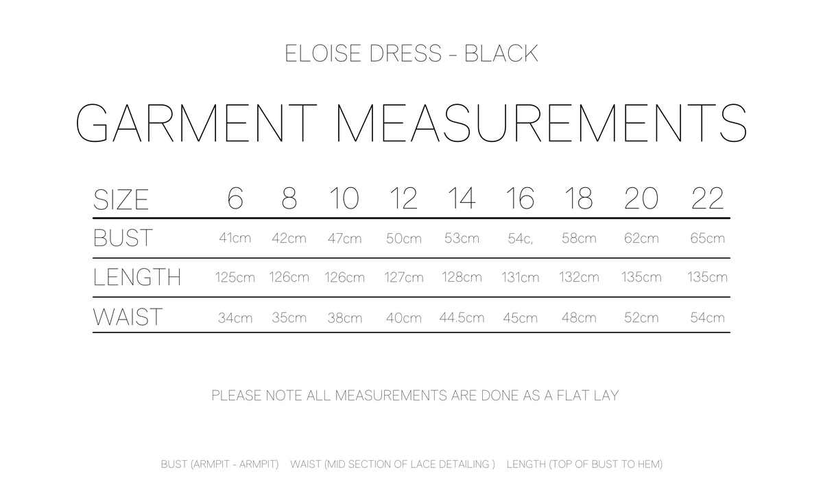 ELOISE DRESS - BLACK