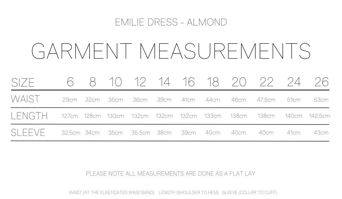 EMILIE DRESS - ALMOND