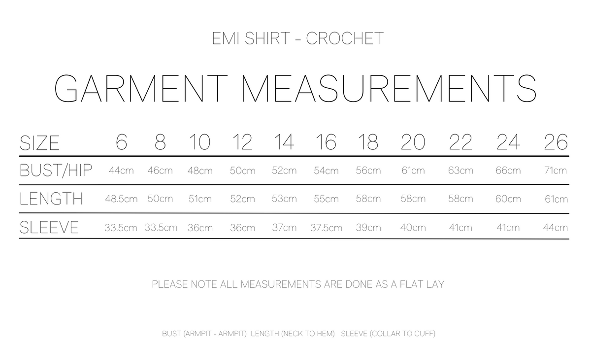 EMI SHIRT - CROCHET