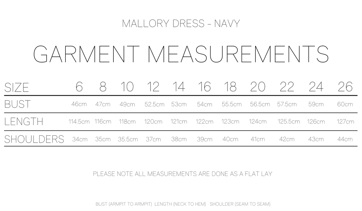 MALLORY DRESS- NAVY