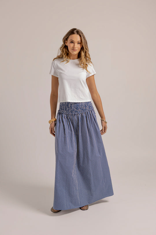 HALLIE SKIRT - STRIPE
