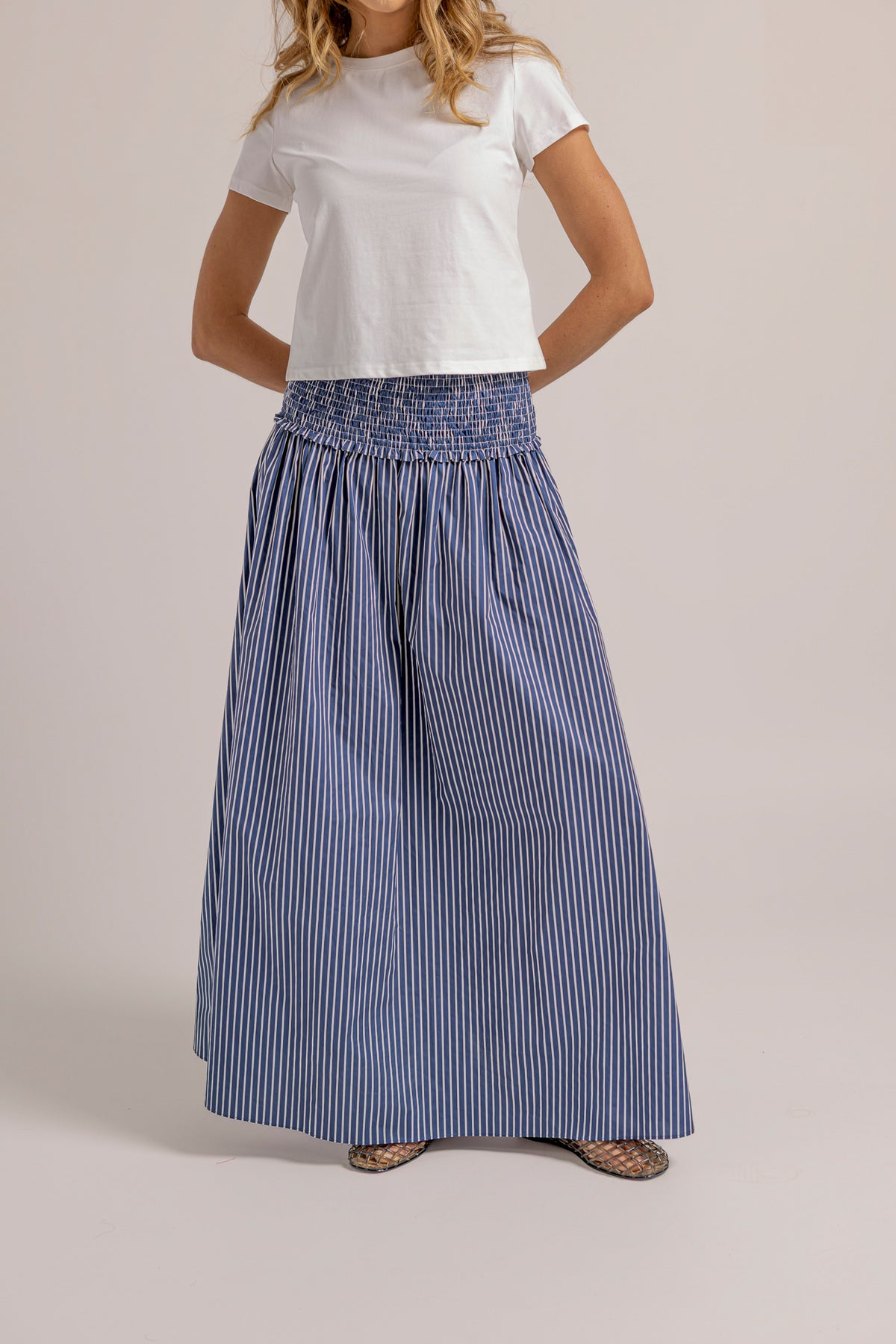 HALLIE SKIRT - STRIPE