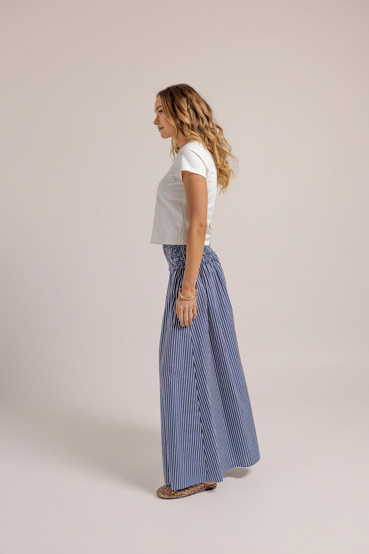 HALLIE SKIRT - STRIPE