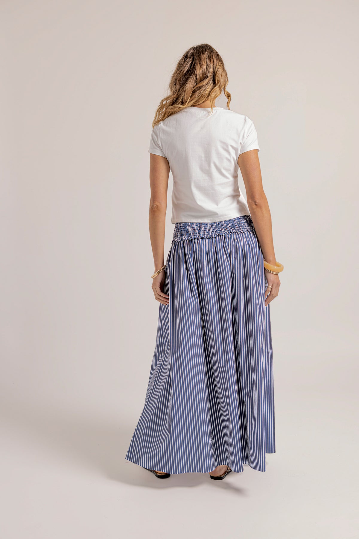 HALLIE SKIRT - STRIPE