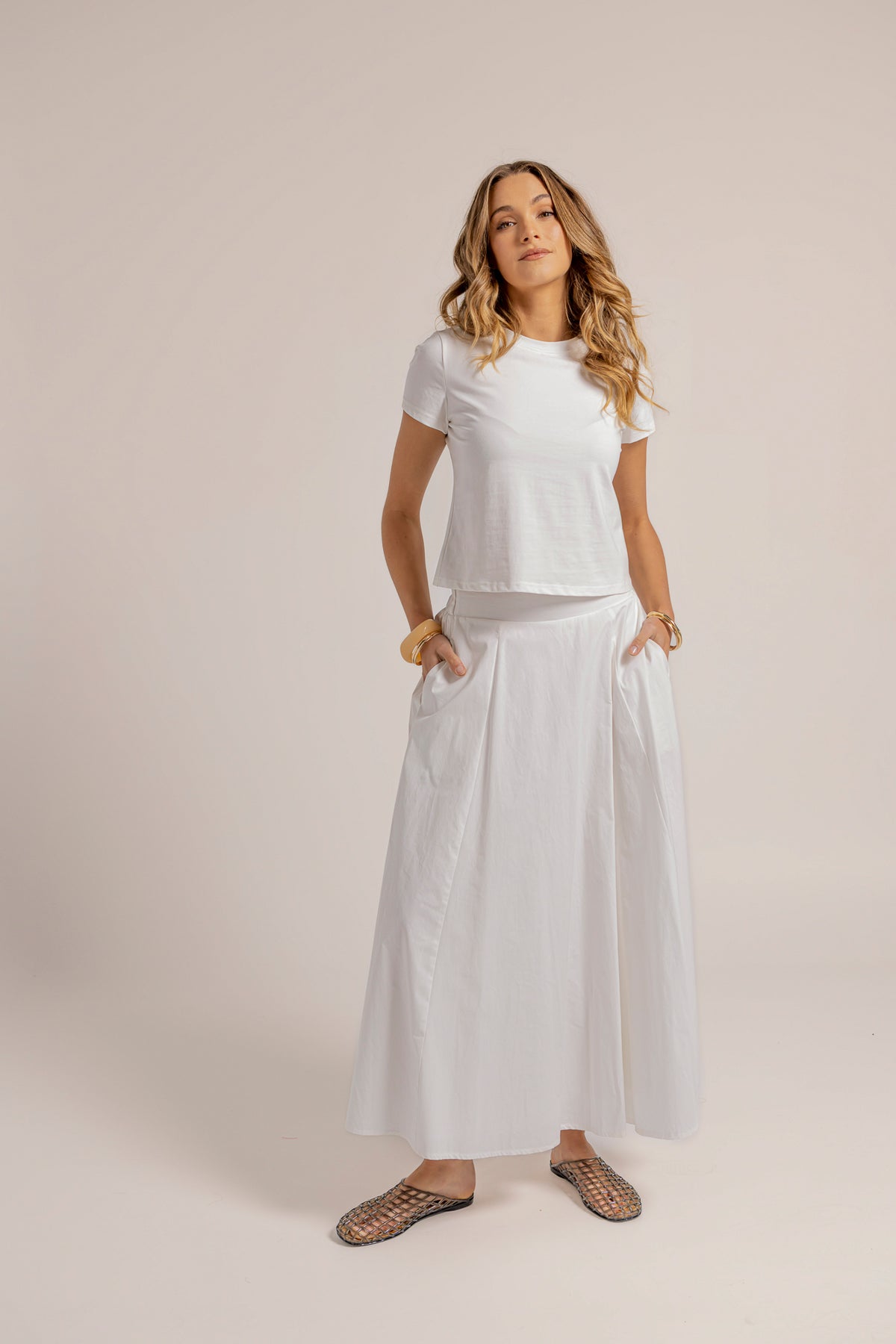 LULA SKIRT - WHITE