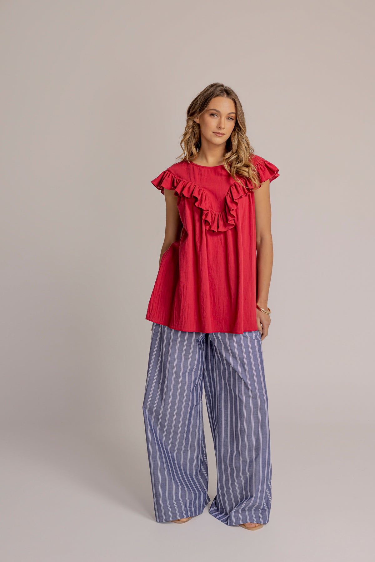 PERCY BLOUSE - BERRY