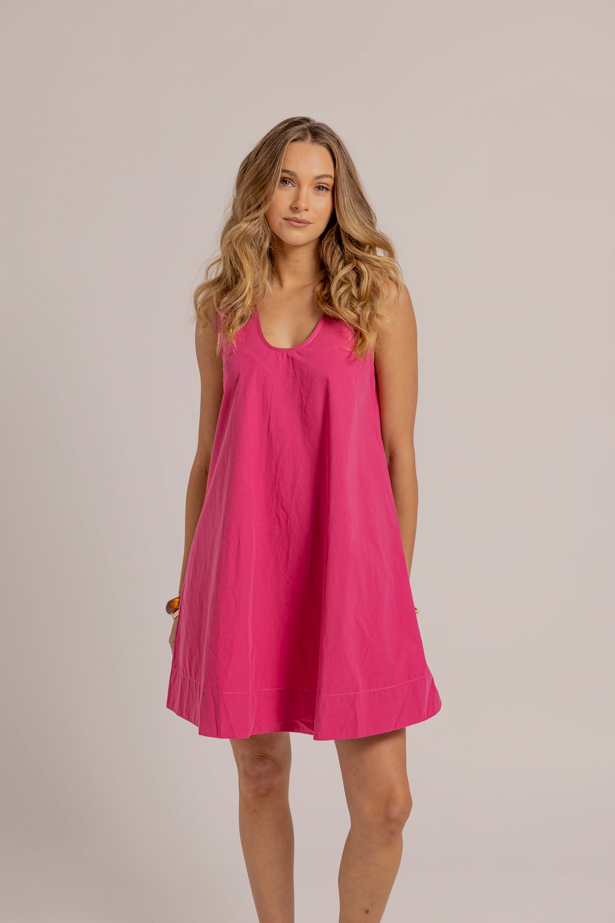 ROWIE DRESS - RASPBERRY
