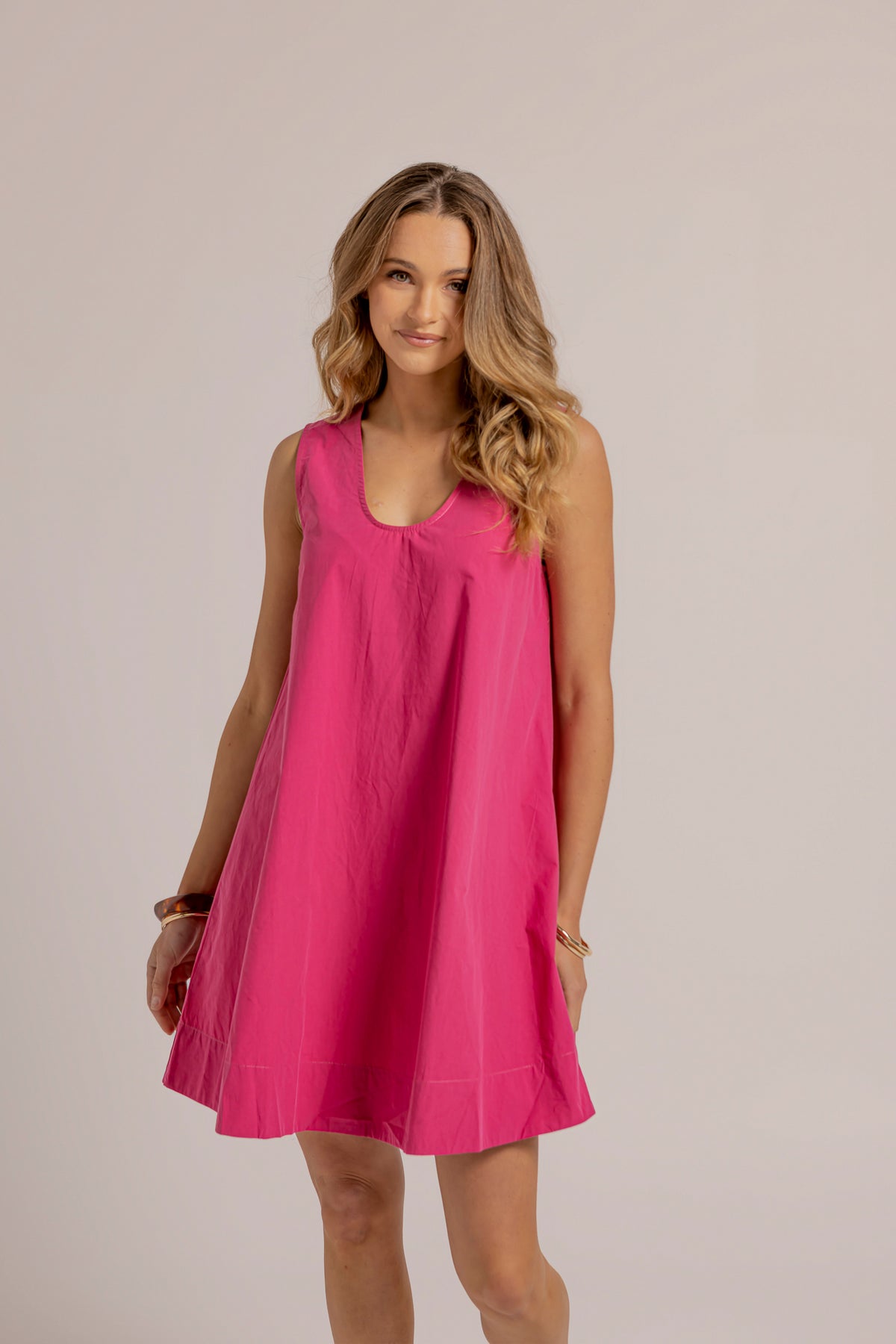 ROWIE DRESS - RASPBERRY