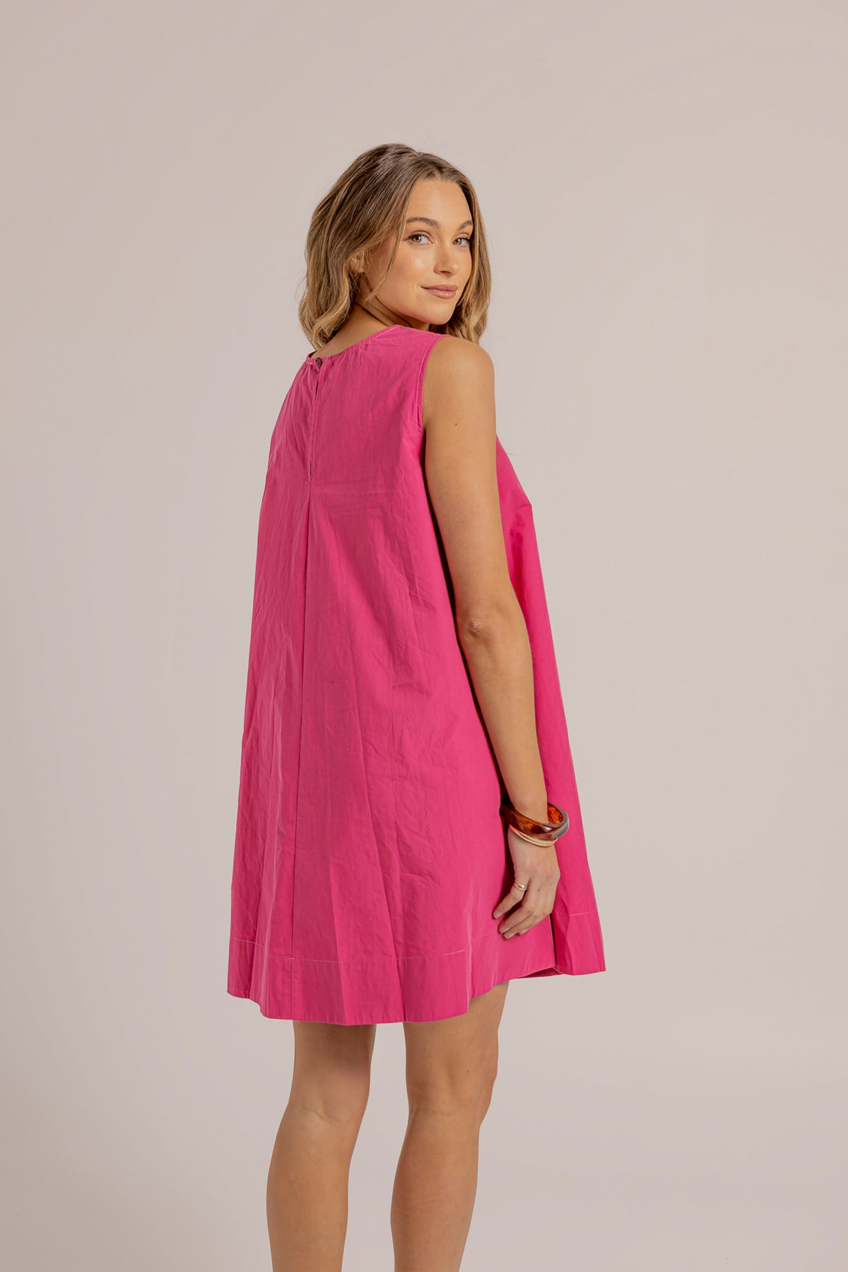ROWIE DRESS - RASPBERRY