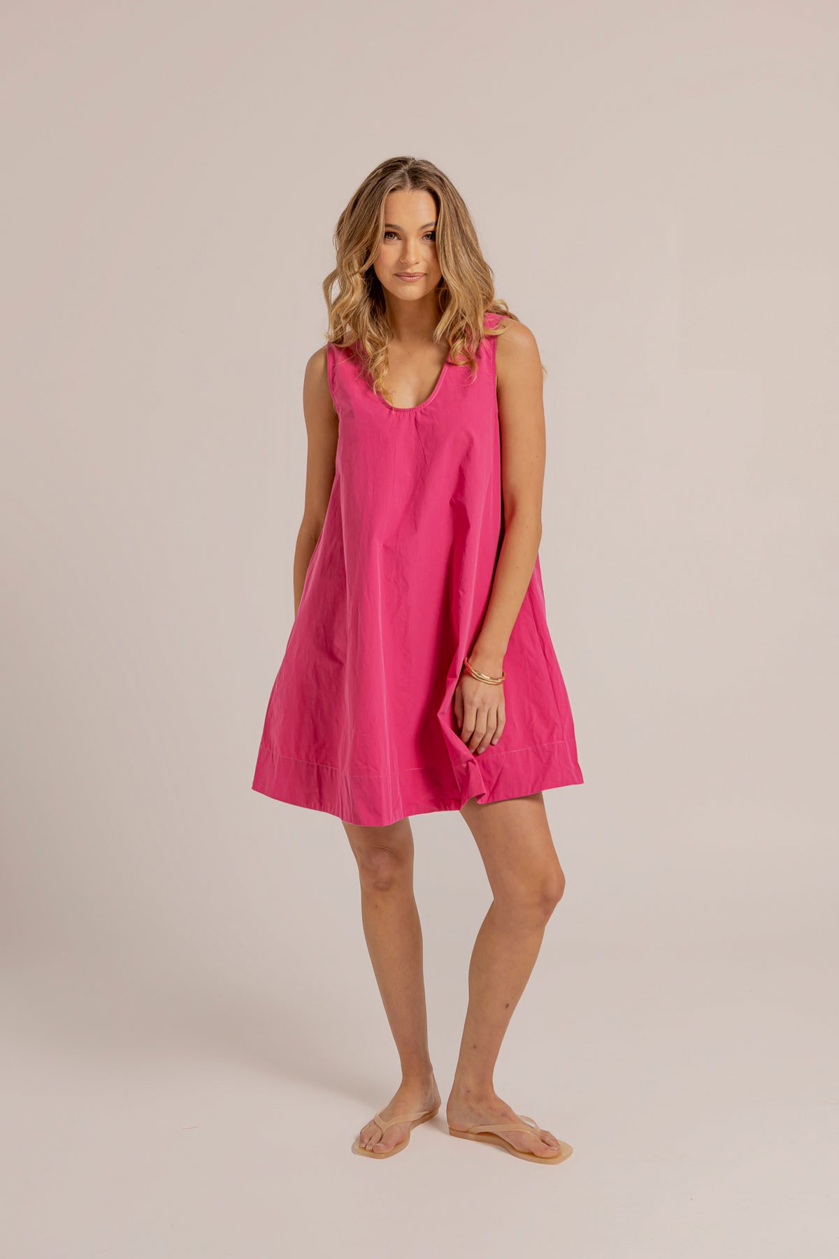 ROWIE DRESS - RASPBERRY