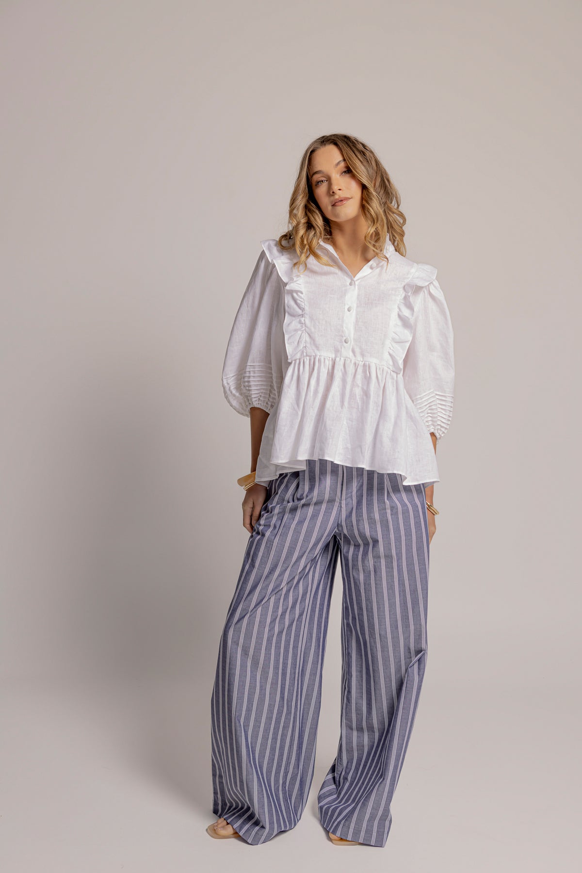 HOLLIE BLOUSE - WHITE