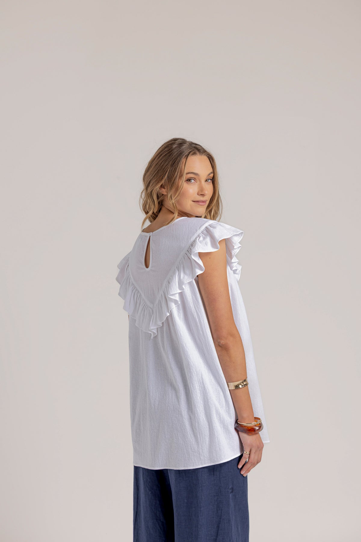 PERCY BLOUSE - WHITE