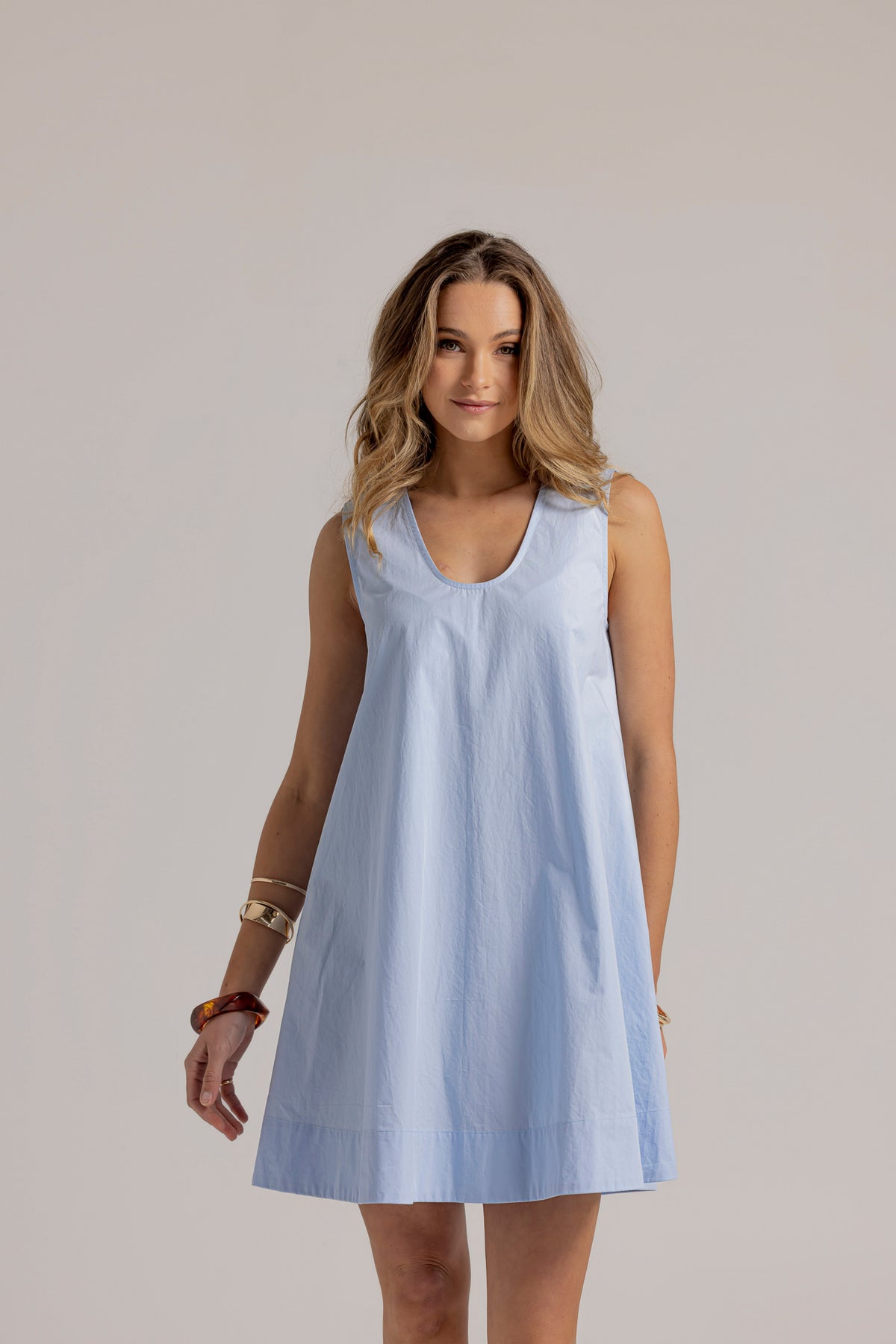 ROWIE DRESS - ICE BLUE