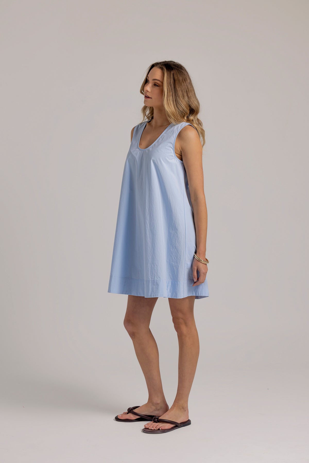 ROWIE DRESS - ICE BLUE