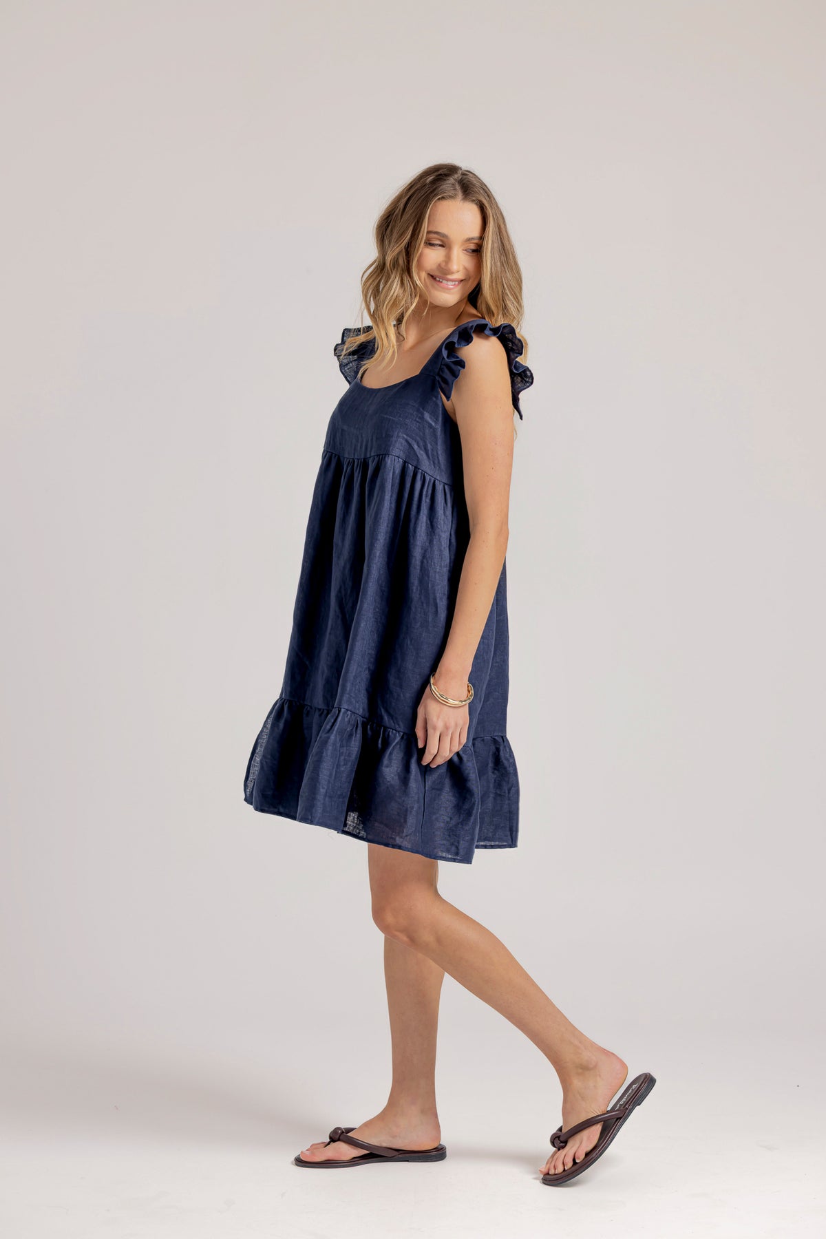 CAMILA DRESS - NAVY