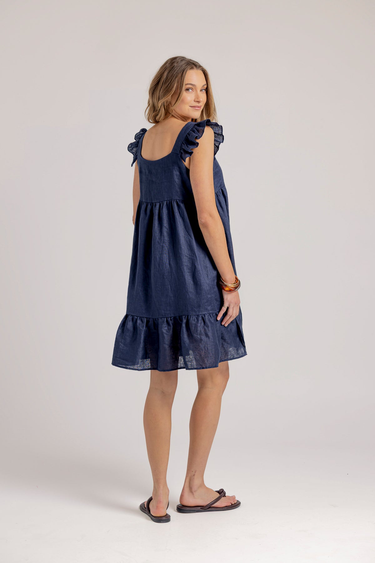 CAMILA DRESS - NAVY