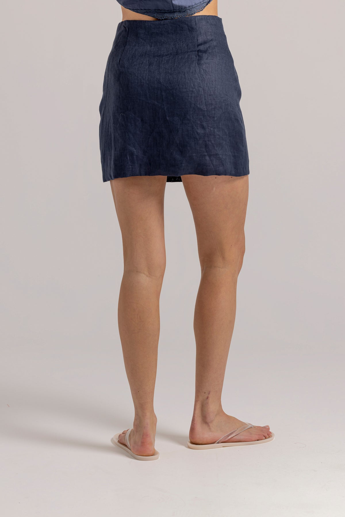 EVIE MINI SKIRT - NAVY