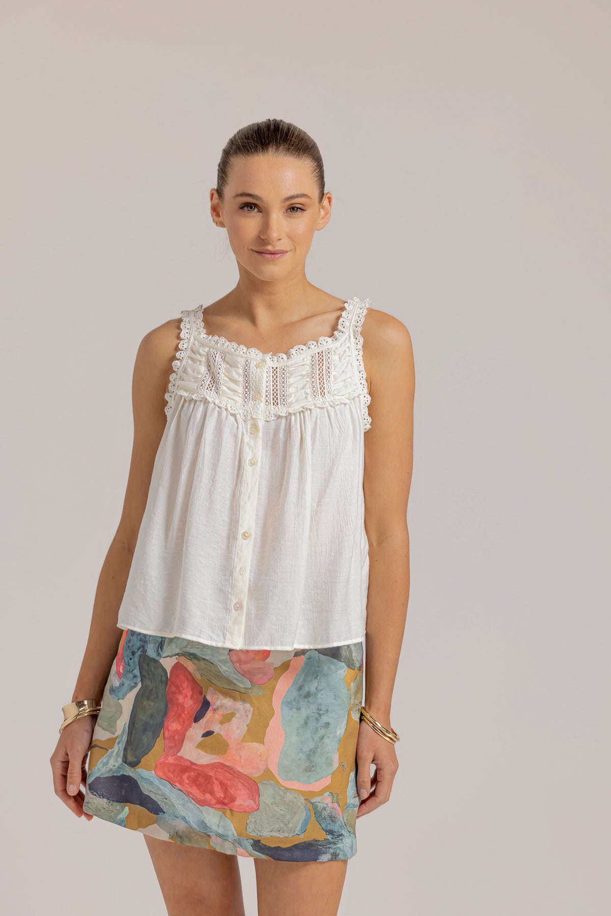 TYRA MINI SKIRT - WILDFLOWER