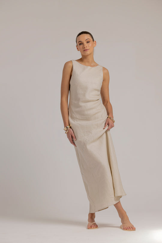 HELENA DRESS - NATURAL