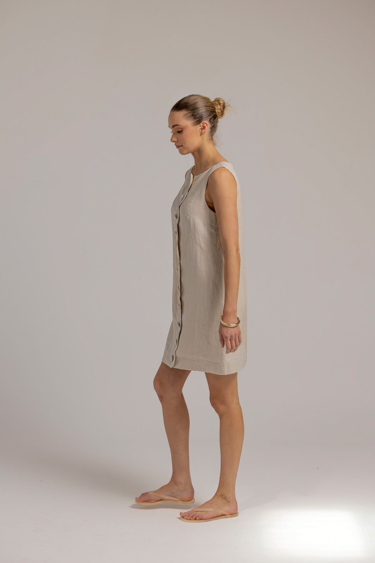 ESME DRESS - NATURAL