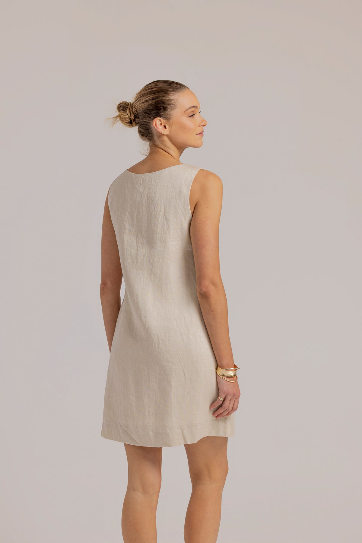 ESME DRESS - NATURAL