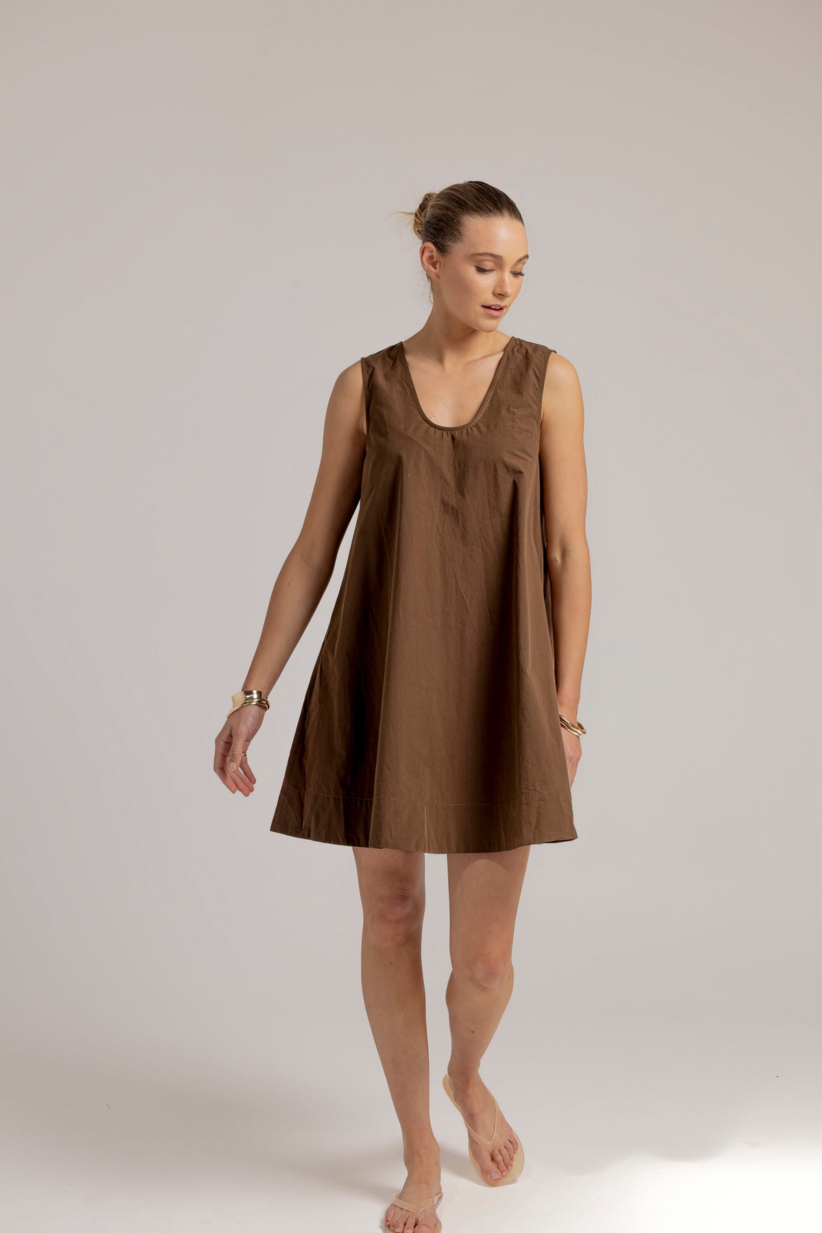 ROWIE DRESS - CHOCOLATE