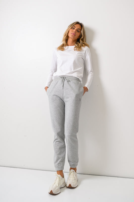 LUNAR LOGO SWEAT PANT - GREY MARLE