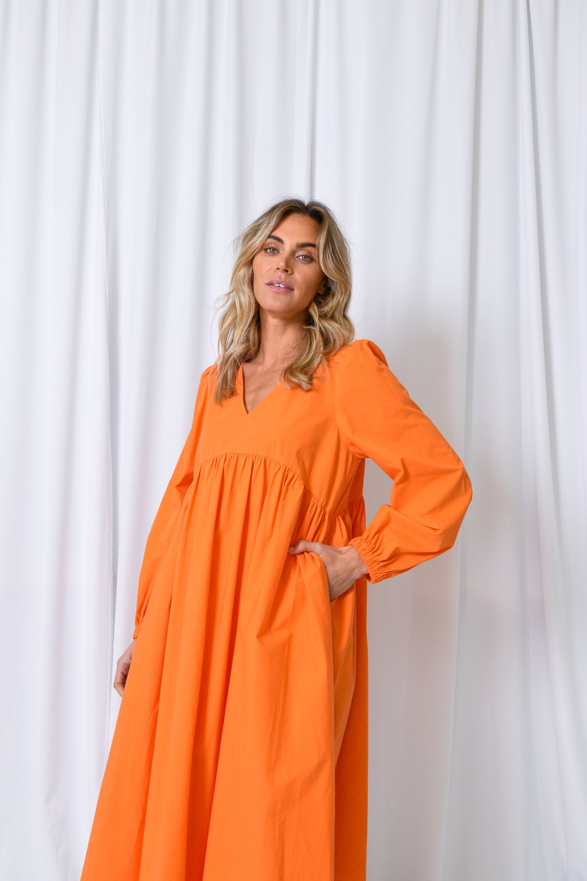 LILLIAN DRESS - ORANGE