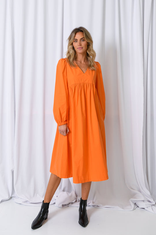 LILLIAN DRESS - ORANGE