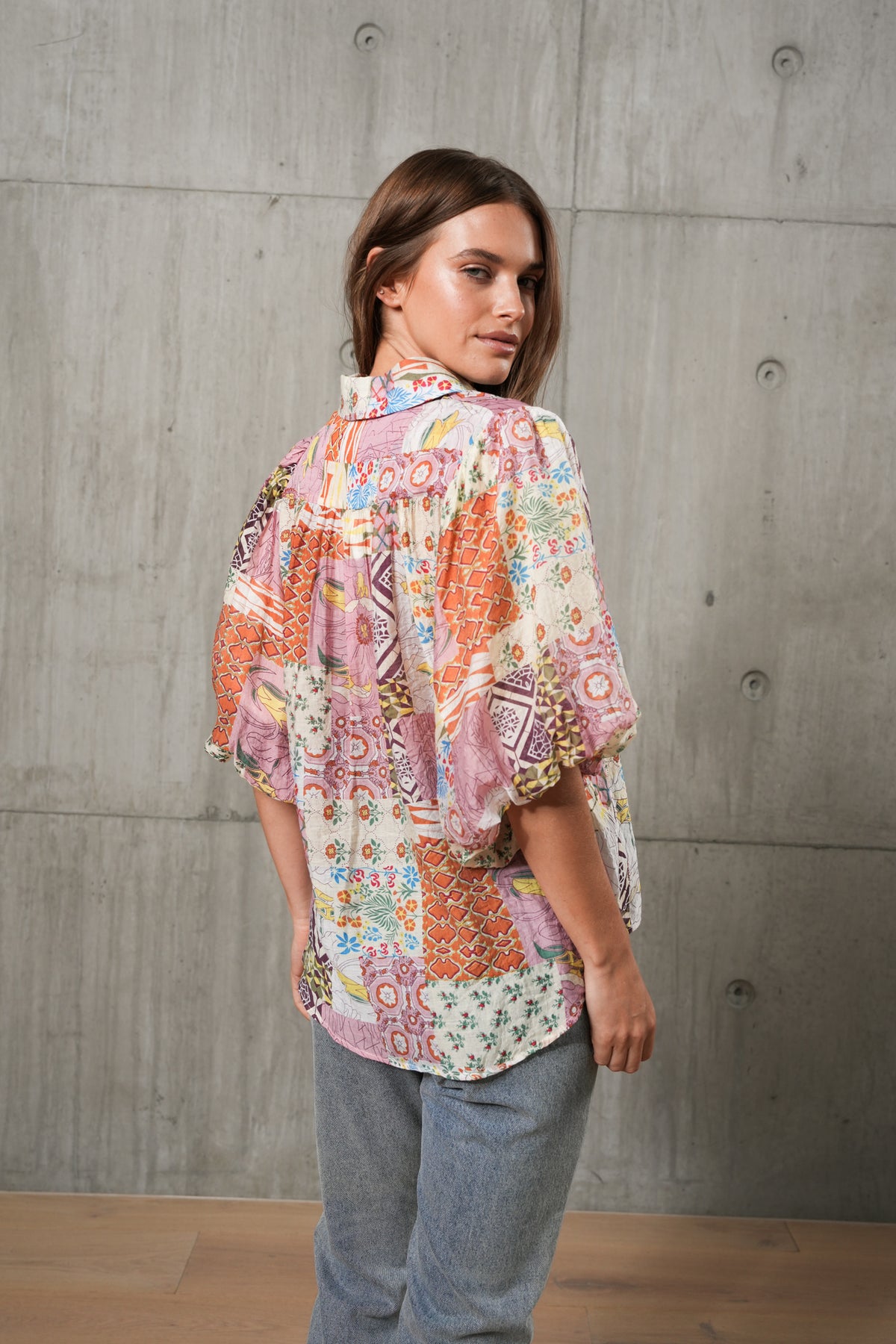 VICTORIA BLOUSE - PATCHWORK