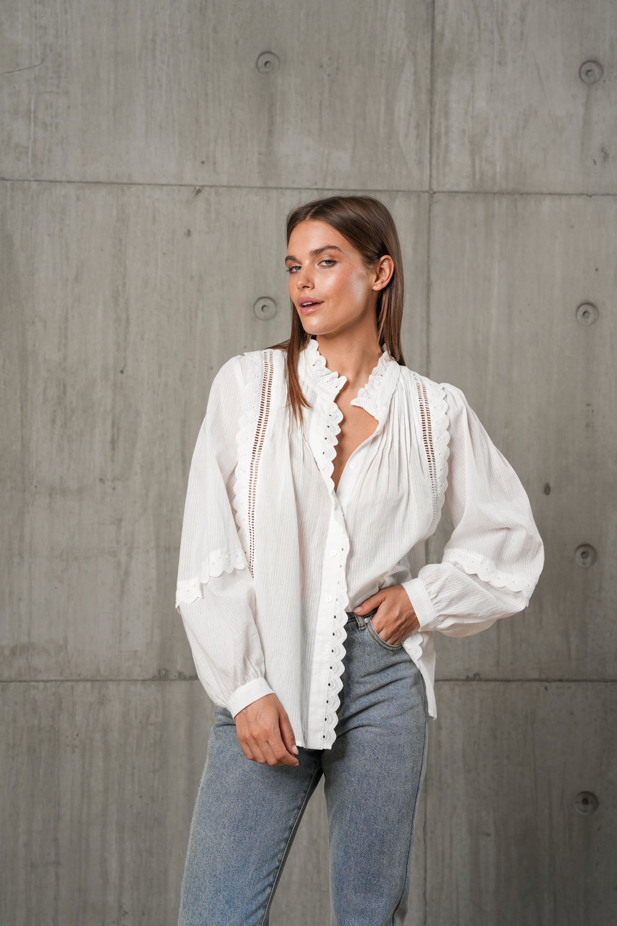 HARMONY BLOUSE - IVORY