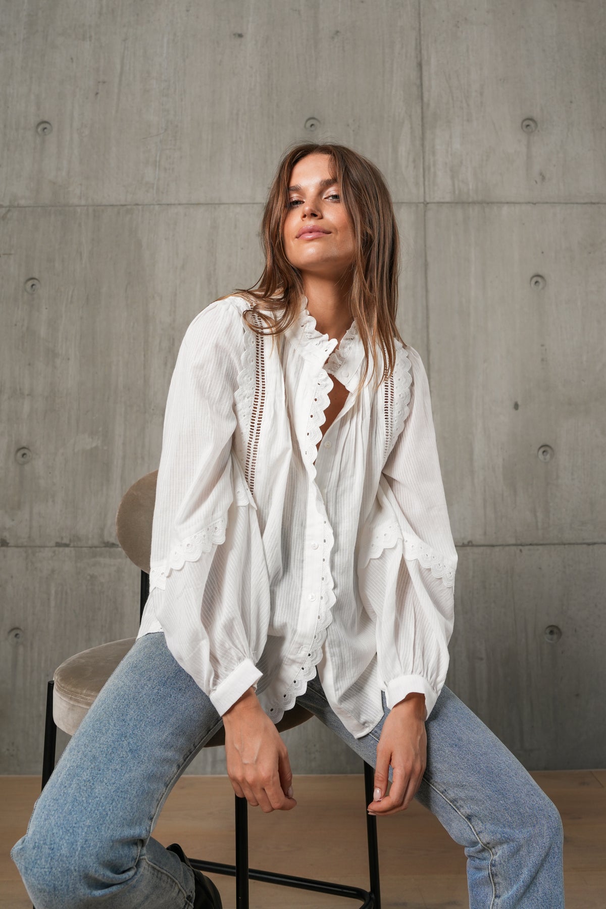 HARMONY BLOUSE - IVORY