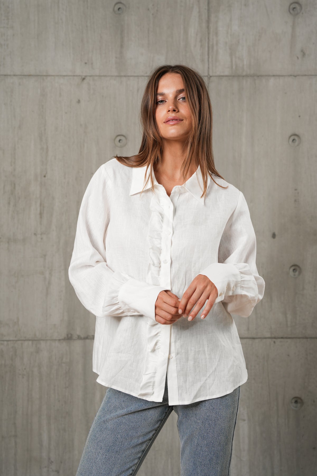 MARGOT BLOUSE - WHITE