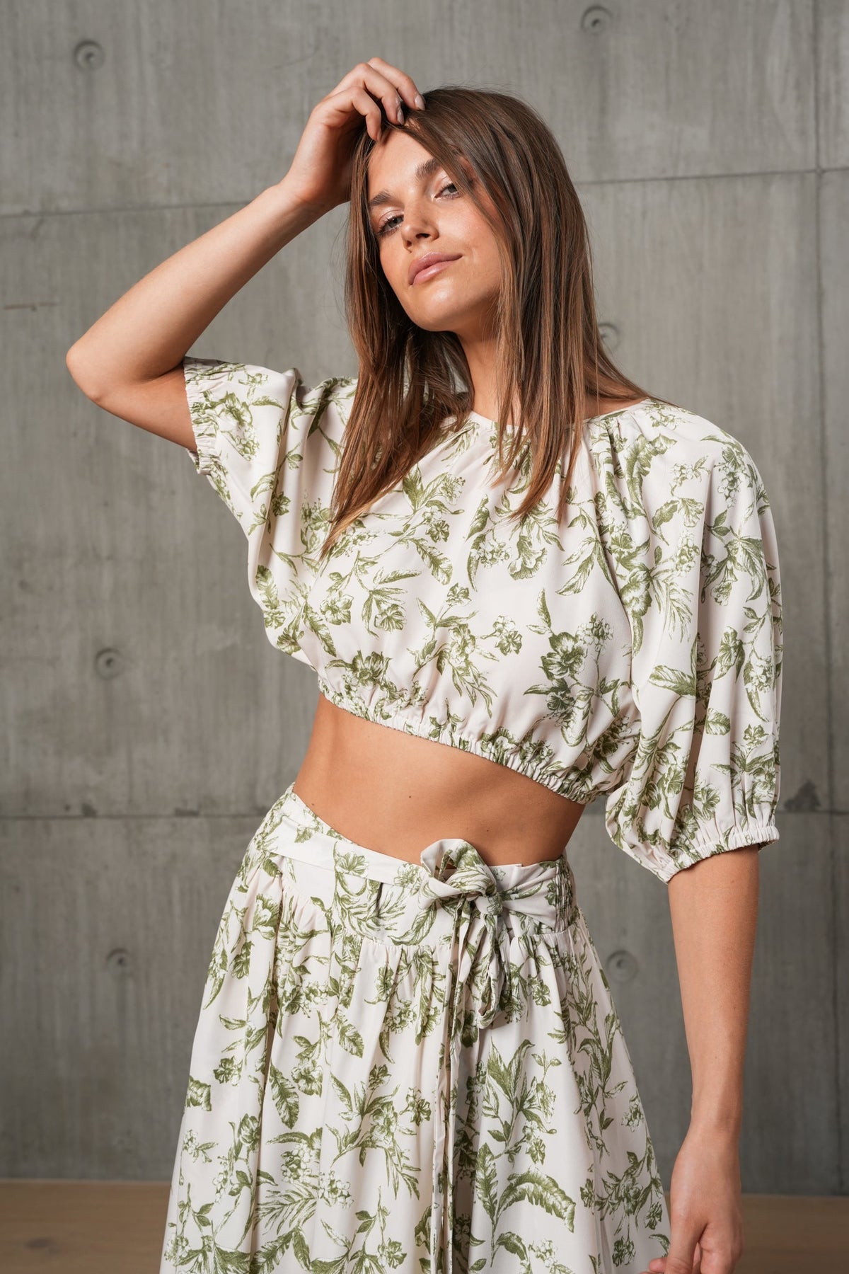 LILA TOP - EARTHY FLORAL