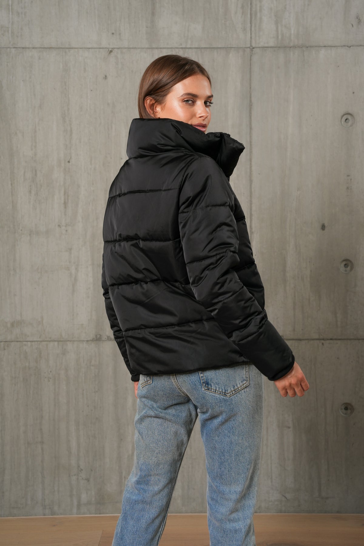 PARKER PUFFER JACKET - BLACK